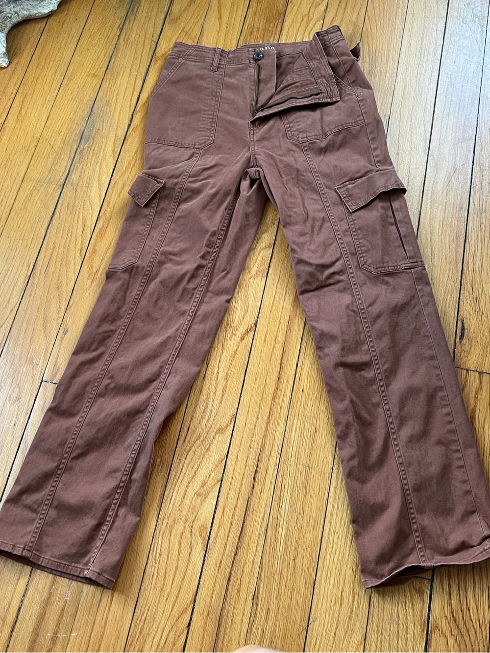 Women’s Brown Cargo Pants - Classic Workwear Style